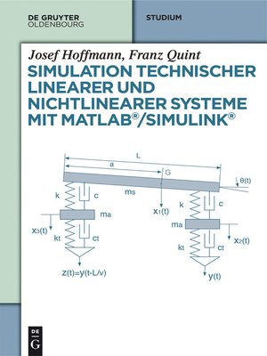 cover image of Simulation technischer linearer und nichtlinearer Systeme mit MATLAB/Simulink